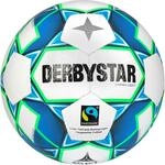 Derbystar Gamma Light v22 Outdoor-Fu&szlig;ball f&uuml;r Kinder, wei&szlig; 1214400164