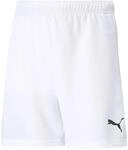Puma TeamRISE Short Shorts f&uuml;r Kinder, wei&szlig; 704943