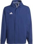 Adidas Entrada 22 All-Weather Jacke Fu&szlig;balljacke f&uuml;r Herren, blau IK4011