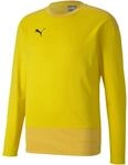 Puma TeamGOAL 23 Training Sweat Sweatshirt f&uuml;r Herren, gelb 656478