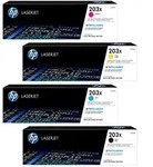 HP 203X 4er Pack Farben Magenta, Cyan, Gelb und Schwarz // Original LaserJet