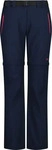 Cmp Zip-off-Hose "WOMAN ZIP OFF PANT", Damen, Gr. 44, N-Gr, b.blau, magen