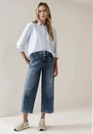 Street One 7/8-Jeans "Style Emee", Damen, Gr. 30, L&auml;nge 26, blau (dunkelblau wash)