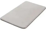 Kleine Wolke Badteppich Cony Silbergrau 55x 65 cm