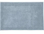 Kleine Wolke Badteppich Net Stahlblau 70x120 cm