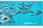 Colani 23 Badteppich t&uuml;rkis 60 cm x 100 cm