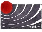 Colani 2 Badteppich anthrazit 60 cm x 60 cm
