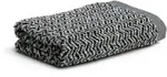 M&Ouml;VE Frottierserie Brooklyn Fischgrat nature/black Handtuch 50x100 cm