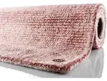 Tom Tailor Teppich Groove UNI rose 140 x 140 cm