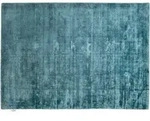 Tom Tailor Viskose-Teppich Shine uni 714 aqua 65x135 cm