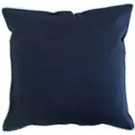 fleuresse Bettw&auml;sche Baumwolle / Leinen Provence 343842-6544 navy 155x220 cm + 80x80