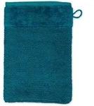 M&Ouml;VE Frottierserie Bamboo Luxe Uni deep lake Waschhandschuh 20x15 cm