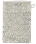 M&Ouml;VE Frottierserie Bamboo Luxe Uni silver grey Waschhandschuh 20x15 cm