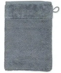 M&Ouml;VE Frottierserie Bamboo Luxe Uni stone Waschhandschuh 20x15 cm