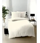 kaeppel Bettw&auml;sche Satin Uni champagner 135x200 cm + 80x80 cm