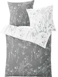 Kleine Wolke Bettw&auml;sche Savannah Grau Standard Bettbezug 135x200, Kissenbezug