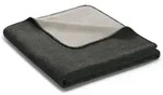 Biederlack Wohndecke Melange-Doubleface anthrazit-silber 150x200 cm