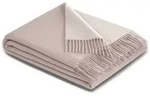 Biederlack Fransenplaid ros&eacute;-ecru 150x200 cm