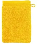 M&Ouml;VE Frottierserie Superwuschel Uni gold Waschhandschuh 20x15 cm