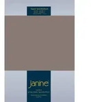 Janine Topper Spannbetttuch Elastic-Jersey 5001 taupe 200x200 cm