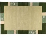 THEKO Teppich Royal Ganges 991 300 green 70 x 140 cm