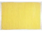 Zaba Handwebteppich Dream Cotton Gelb 160 cm x 230 cm