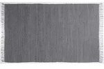 Zaba Handwebteppich Dream Cotton Anthrazit 70 cm x 250 cm L&auml;ufer