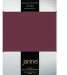 Janine Spannbetttuch Elastic-Jersey 5002 burgund 200x200 cm