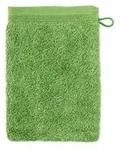 M&Ouml;VE Frottierserie Superwuschel Uni peridot Waschhandschuh 20x15 cm