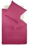 fleuresse Bettw&auml;sche Mako Satin Colours 009100-5015 himbeere 200x200 cm + 2x80x80 cm