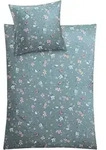 Kleine Wolke Bettw&auml;sche Florina Hellblau Standard Bettbezug 135x200, Kissenbezug