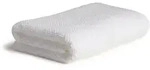 M&Ouml;VE Frottierserie Bliss Uni mit Perlstruktur snow Handtuch 50x100 cm