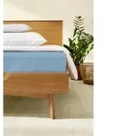 kaeppel Spannbetttuch Jersey Elasthan stahlblau 100x200 cm