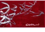 Colani 23 Badteppich rot 60 cm x 100 cm