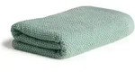 M&Ouml;VE Frottierserie Bliss Uni mit Perlstruktur reed green Handtuch 50x100 cm