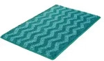 Kleine Wolke Badteppich Zack Petrol 70x120 cm