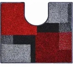 GRUND Badteppich ATALA rot 50x60 cm WC-Vorleger mit Ausschnitt