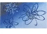 GRUND Badteppich LUSIA blue 70x120 cm