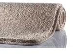 GRUND Badteppich MELANGE Taupe 47x50 cm Deckelbezug