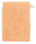 M&Ouml;VE Frottierserie Superwuschel Uni peach fuzz Waschhandschuh 20x15 cm