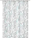 Kleine Wolke Duschvorhang TXT Vision Grau 180x200 cm