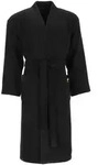 Vossen Unisex-Bademantel Woodstock schwarz S/M - 38/44
