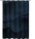 Kleine Wolke Duschvorhang TXT Mystic Navy 180x200 cm