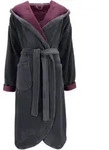 Vossen Damen-Bademantel Carmen graphit/elderberry 44/46