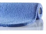 RHOMTUFT Badteppich SQUARE/ASPECT aqua 50 cm x 60 cm mit abgerundeten Ecken