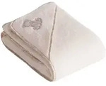 Vossen Kapuzentuch Teddy ivory 100 x 100 cm