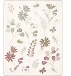 Biederlack Babydecke Lovely & Sweet Wild Flowers 75x100 cm