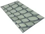 Vossen Strandtuch shadow play soft green 100x180 cm
