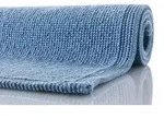 RHOMTUFT Badteppich PLAIN aqua 60 cm x 90 cm
