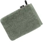 Vossen Frottierserie High Line detox green Waschhandschuh 22x16 cm
